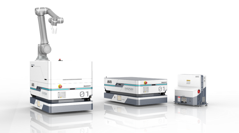 小勐拉99厅數位開發的自主式移動機器人（AMR250M），搭配全向輪並結合AI演算法、2D LiDAR、3D攝影機等技術，協助客戶實現產線全自動化